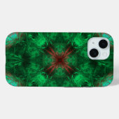 Emerald Heilige Geometrie Fractale Kunst Case-Mate iPhone Case (Achterkant (horizontaal))