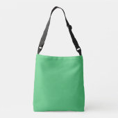 Emerald hex-code 50c878 crossbody tas (Achterkant)