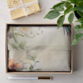 Emerald Hummingbird Spray van Oranje Rode Bloemen Tissuepapier (Geschenk)