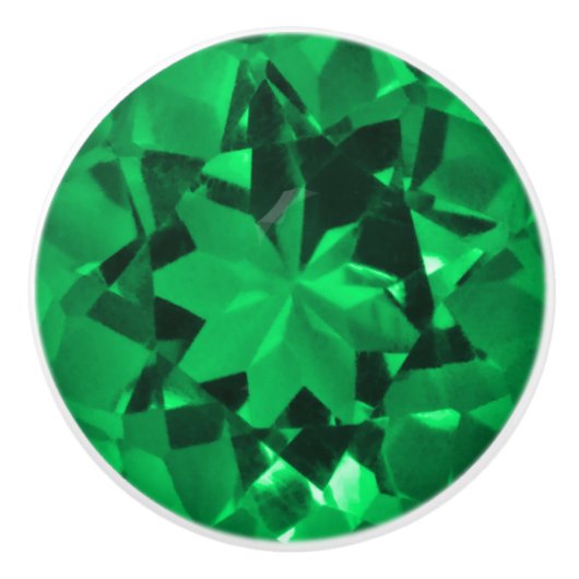 Emerald Illusion Keramische Knop (Voorkant)