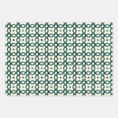 Emerald Interlocking Circles Gift Wrap A Refined Inpakpapier Vel (Voorkant 2)