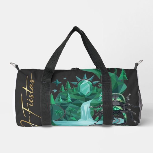 “Emerald Island Beetle – Nature Art Plunjezak (Voorkant)