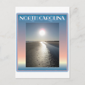 Emerald Isle Beach, NC op Sunset Briefkaart