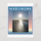 Emerald Isle Beach, NC op Sunset Briefkaart (Voorkant)