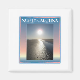 Emerald Isle Beach, NC op Sunset Magneet