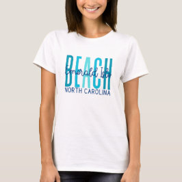 Emerald Isle Beach North Carolina (Oceaan) T-shirt