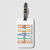 Emerald Isle Beach, North Carolina (Zanden) Bagagelabel (Voorkant (verticaal))