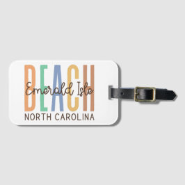 Emerald Isle Beach, North Carolina (Zanden) Bagagelabel