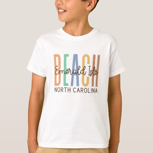 Emerald Isle Beach, North Carolina (Zanden) T-shirt (Voorkant)
