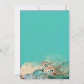 Emerald Isle bruiloft Kaart (Achterkant)