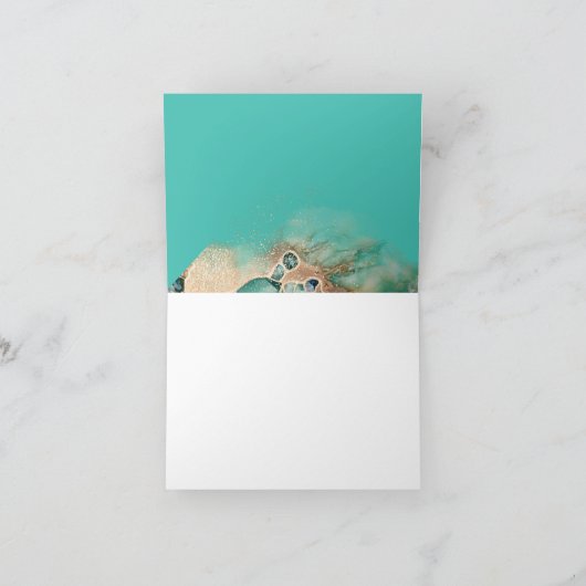 Emerald Isle dank u Bedankkaart (Binnen)