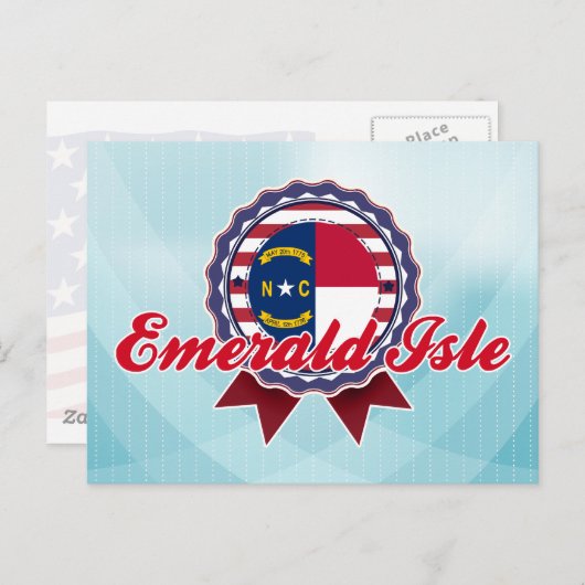 Emerald Isle, NC Briefkaart (Voorkant / Achterkant)