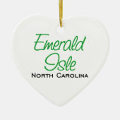 Emerald Isle, NC Keramisch Ornament (Voorkant)