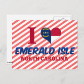 Emerald Isle, North Carolina Briefkaart (Voorkant / Achterkant)