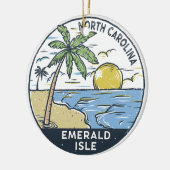 Emerald Isle North Carolina  Keramisch Ornament (Links)