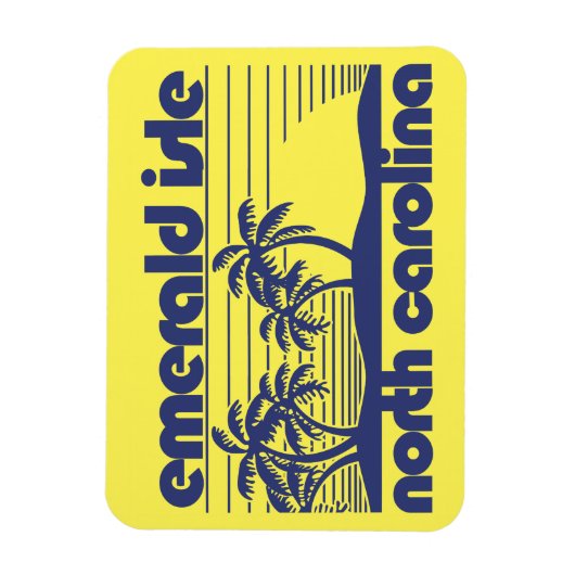 Emerald Isle, North Carolina Magneet (Verticaal)