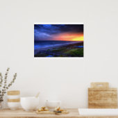 Emerald Isle Sunset Poster (Keuken)