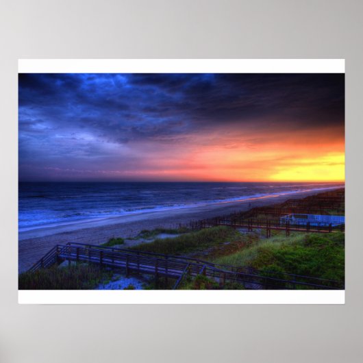Emerald Isle Sunset Poster (Voorkant)