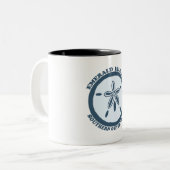 Emerald Isle. Tweekleurige Koffiemok (Voorkant links)