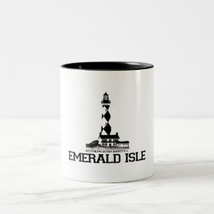 Emerald Isle. Tweekleurige Koffiemok
