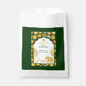 emerald ivory arch hindu motifs wedding thank you bedankzakje (Voorkant)