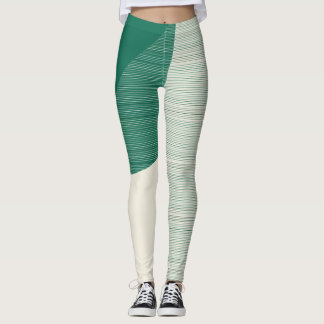 Emerald Ivory Driehoeken Lineair Leggings
