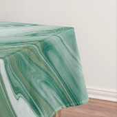 Emerald Jade Green Gold geaccentreerd gekleurde ma Tafelkleed (Voorbeeld)