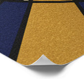 Emerald Jazz Diva Poster Green and Gold Music Art (Hoek)