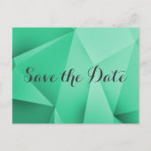 Emerald Jewel Tones Save the Date Briefkaart (Voorkant)