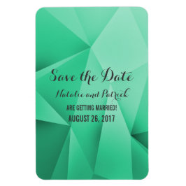 Emerald Jewel Tones Save the Date Flexi Magnet Magneet