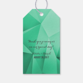 Emerald Jewel Tones Wedding Gift Labels Cadeaulabel