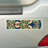 Emerald Jewels Kaleidoscope Bumpersticker (Op auto)