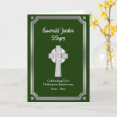 Emerald Jubilee Priesterwijding Jubileum Priester  Kaart (Gele Bloem)