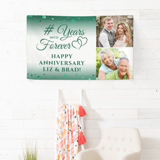 Emerald Jubileum Heart YEARS IN FOREVER Photo Spandoek (Insitu)