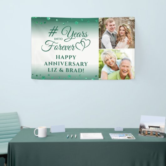 Emerald Jubileum Heart YEARS IN FOREVER Photo Spandoek (Beurs)