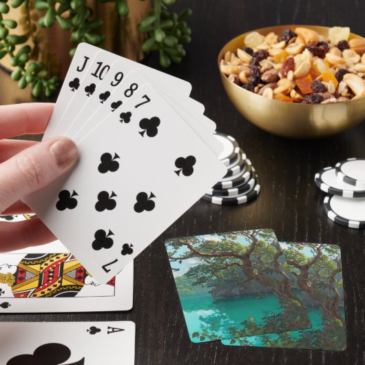 Emerald Jungle Lagoon Playing Cards Pokerkaarten (Insitu)