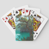 Emerald Jungle Lagoon Playing Cards Pokerkaarten (Achterkant)