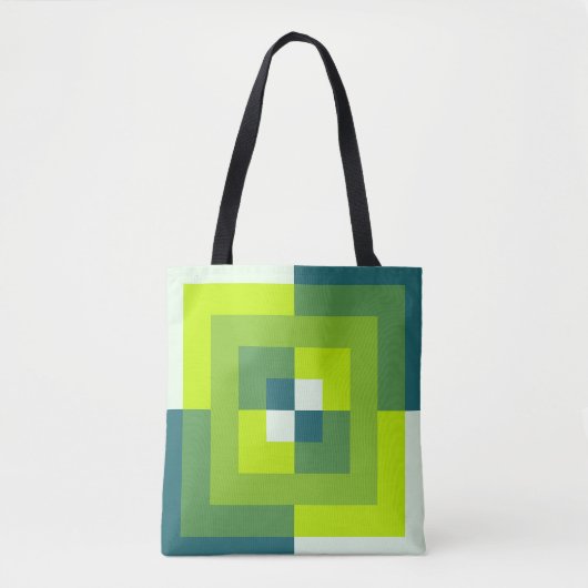 Emerald Labyrinth Tote Bag (Voorkant)
