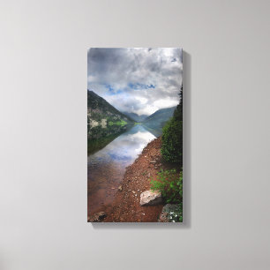 Emerald Lake 1 - Weminuche Wilderness - Colorado Canvas Afdruk