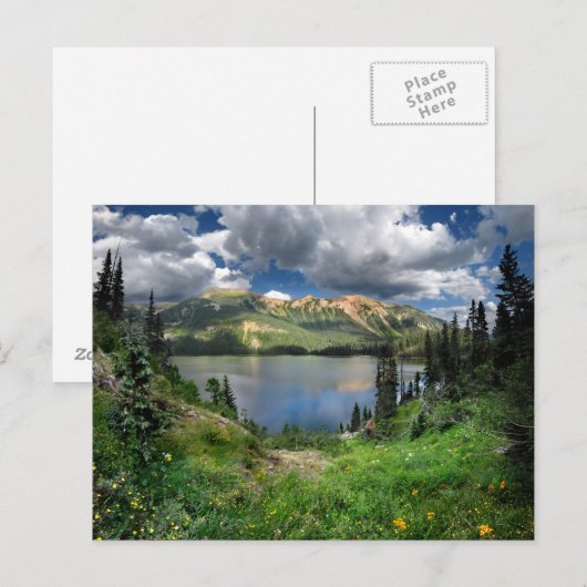 Emerald Lake 4 - Weminuche Wilderness - Colorado Briefkaart (Voorkant / Achterkant)