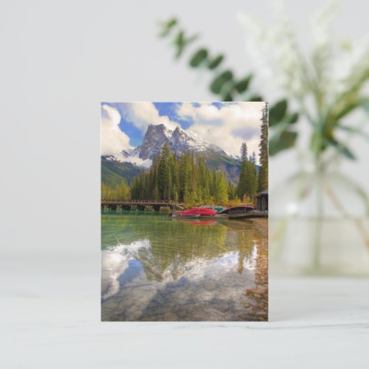 Emerald Lake Briefkaart (Staand voorkant)