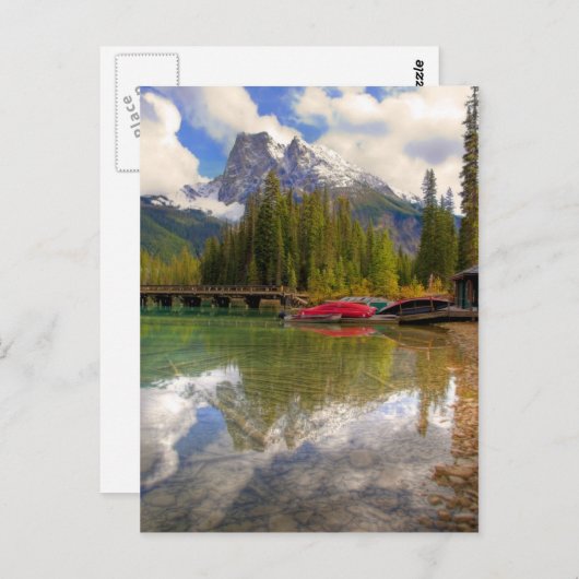 Emerald Lake Briefkaart (Voorkant / Achterkant)