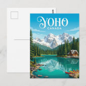 Emerald Lake Canada Briefkaart (Voorkant / Achterkant)