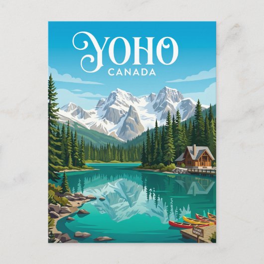 Emerald Lake Canada Briefkaart (Voorkant)