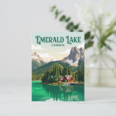 Emerald Lake Canada Briefkaart (Staand voorkant)