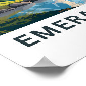 Emerald Lake Canada Reisprint Poster (Hoek)