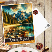 Emerald Lake, Colorado | schilderij Briefkaart