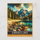 Emerald Lake, Colorado |  schilderij Briefkaart (Voorkant)