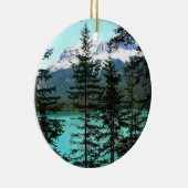 Emerald Lake Keramisch Ornament (Rechts)