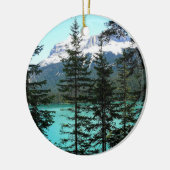 Emerald Lake Keramisch Ornament (Links)
